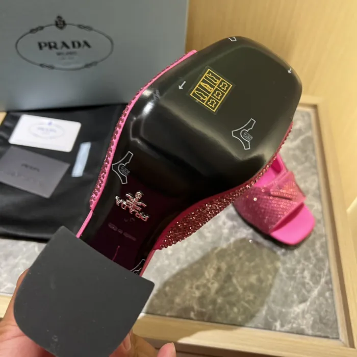 Prada Satin Pumps with Crystals Size 35-41 9-Color