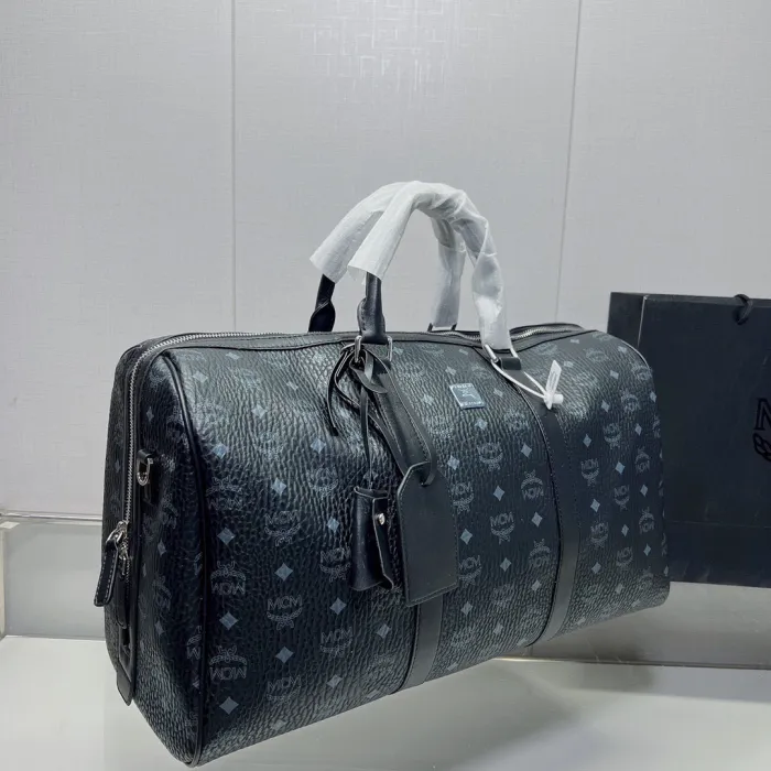 MCM Ottomar Weekender Bag in Visetos Size 50cm