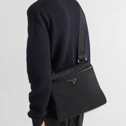 Prada 2VH118 Re-Nylon and Saffiano Leather Shoulder Bags Size 28*25*6cm
