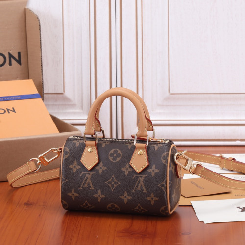 Louis Vuitton M81085 Nano Speedy Women Bags Size 16*10*7.5cm