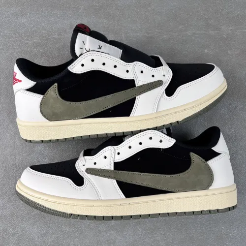 Nike Air Jordan 1 x Travis Scott Low Top Sneaker Shoes Gr. 36-46