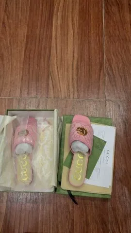 Gucci Slippers with Double G Size 36-41 7-Color