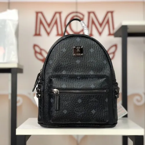 MCM Stark Side Studs Backpack in Visetos 4-Size