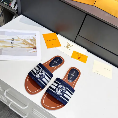 Louis Vuitton Lock It Flat Slippers Size 36-41 2-Color