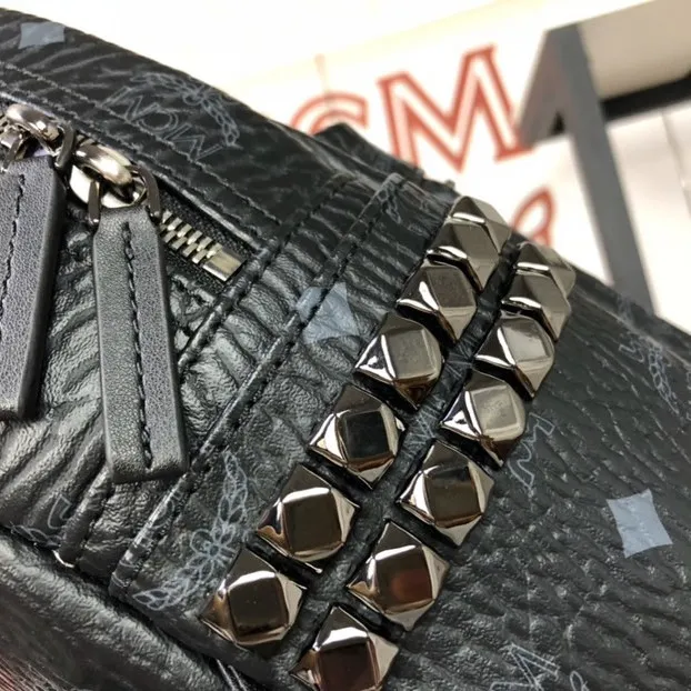 MCM Stark Side Studs Backpack in Visetos 4-Size