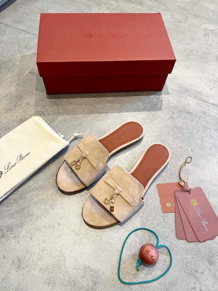 Loro Piana Charms Slipper Women Slippers Size 36-41