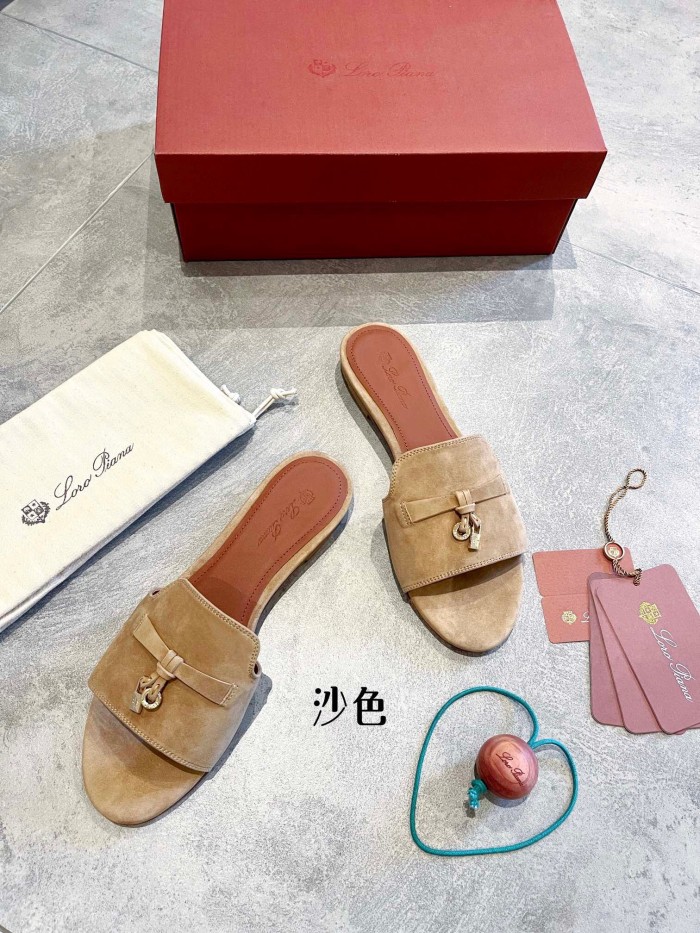 Loro Piana Charms Slipper Women Slippers Size 36-41