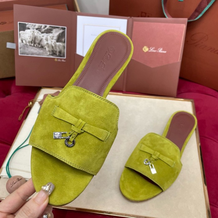 Loro Piana Charms Slipper Women Slippers Size 36-41
