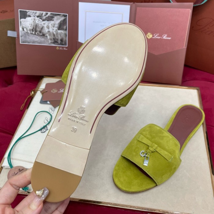 Loro Piana Charms Slipper Women Slippers Size 36-41