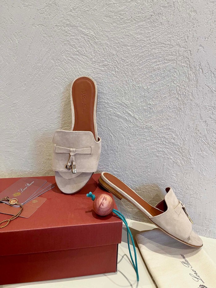 Loro Piana Charms Slipper Women Slippers Size 36-41