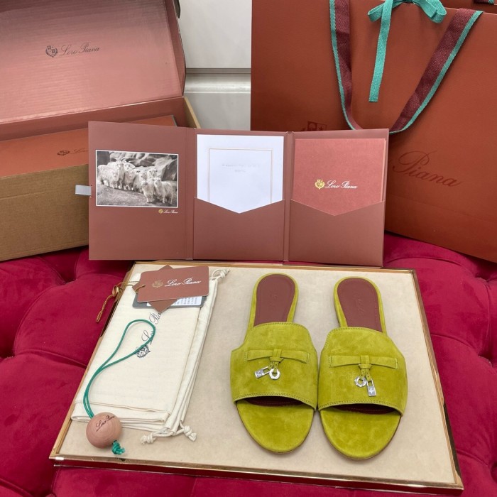 Loro Piana Charms Slipper Women Slippers Size 36-41