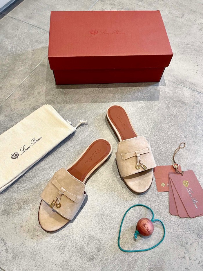Loro Piana Charms Slipper Women Slippers Size 36-41