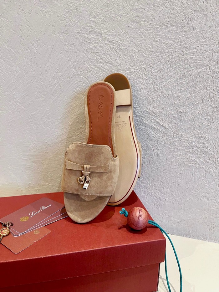 Loro Piana Charms Slipper Women Slippers Size 36-41