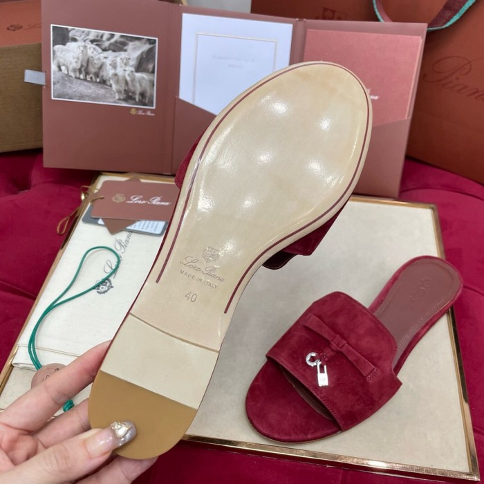 Loro Piana Charms Slipper Women Slippers Size 36-41