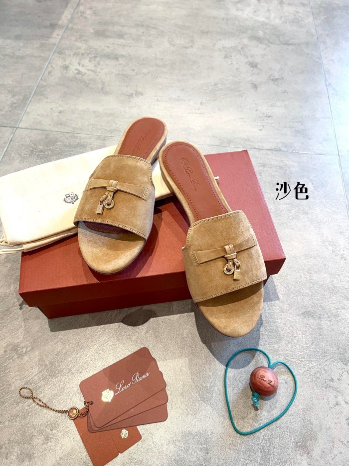 Loro Piana Charms Slipper Women Slippers Size 36-41