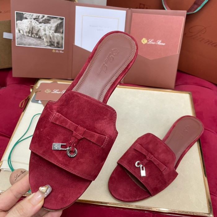 Loro Piana Charms Slipper Women Slippers Size 36-41