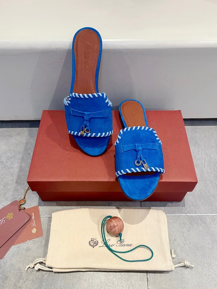 Loro Piana Charms Slipper Women Slippers Size 36-41