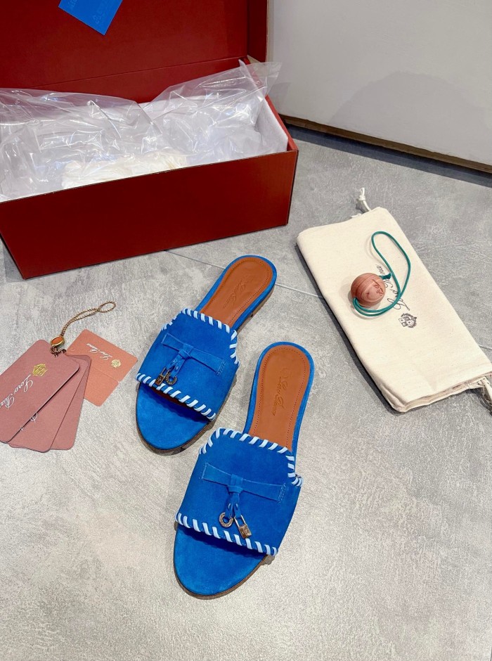 Loro Piana Charms Slipper Women Slippers Size 36-41