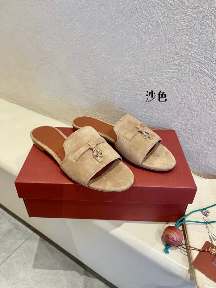 Loro Piana Charms Slipper Women Slippers Size 36-41