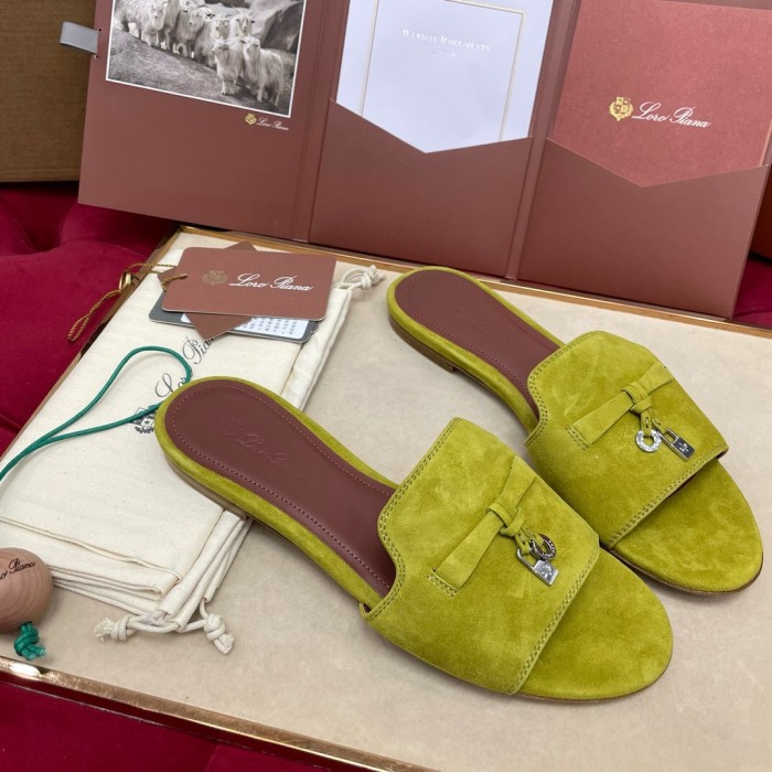 Loro Piana Charms Slipper Women Slippers Size 36-41