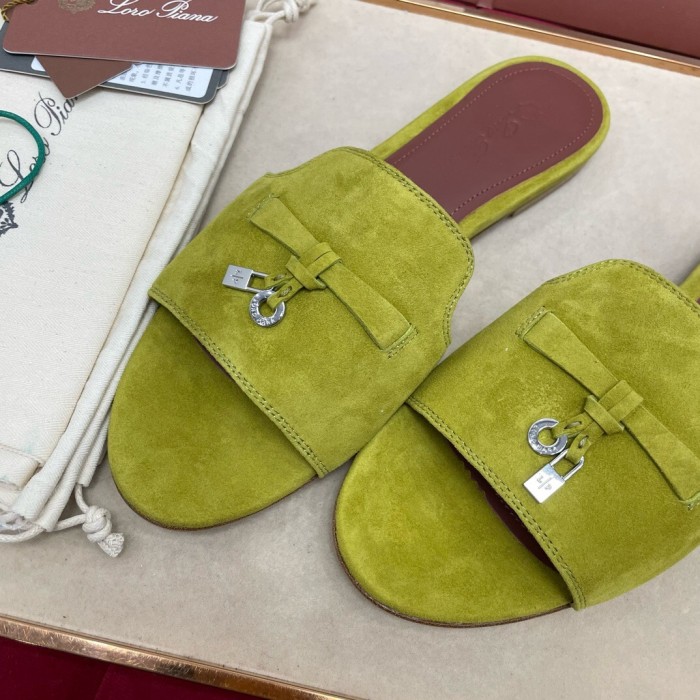 Loro Piana Charms Slipper Women Slippers Size 36-41