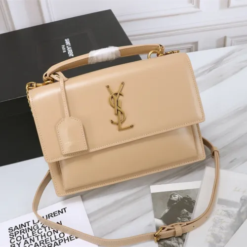 YSL Medium Sunset Women Shoulder Bags Size 25*18*5cm