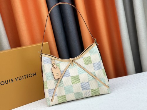 Louis Vuitton Monogram CarryAll Shoulder Bags Size 29*24*12cm