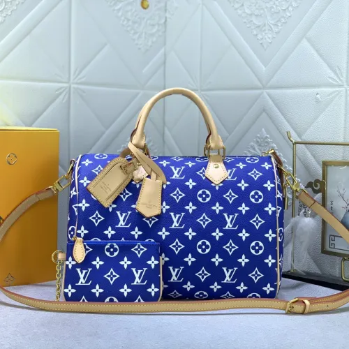 Louis Vuitton Speedy P9 Bandoulière 30 Monogram Leather Travel Bags Size 30*21*7cm