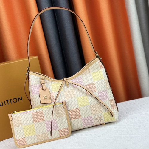 Louis Vuitton Monogram CarryAll Shoulder Bags Size 29*24*12cm