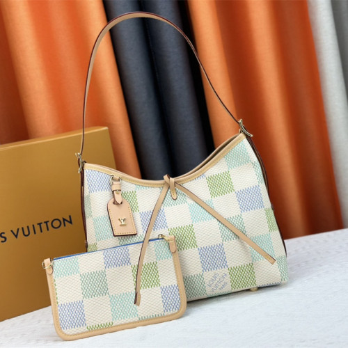 Louis Vuitton Monogram CarryAll Shoulder Bags Size 29*24*12cm