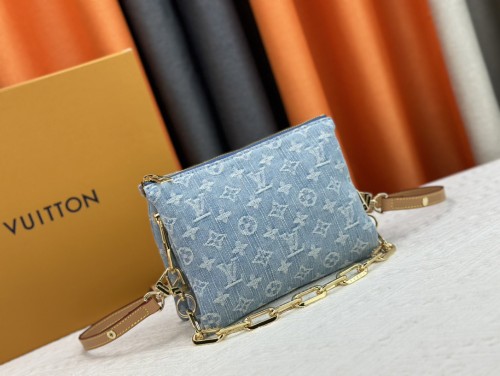 Louis Vuitton M11401 Coussin BB Denim Cowboy Shoulder Bag Size 21*16*7cm