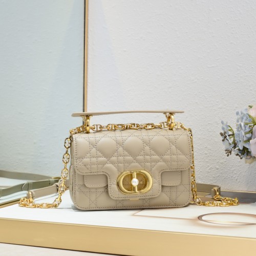 Dior Mini Dior Jolie Top Handle Women Shoulder Bags 19*12*6cm