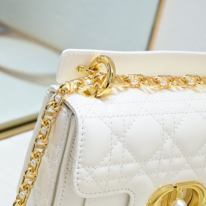 Dior Mini Dior Jolie Top Handle Women Shoulder Bags 19*12*6cm