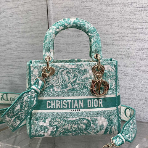 Dior Lady D-Lite Women Shoulder Bags Size 24*11*20cm