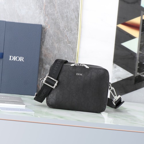 Dior Oblique Galaxy Men Shoulder Bags Size 17*12.5*5cm