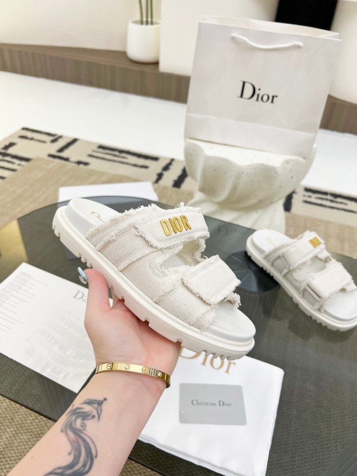Dior Velcro Women Slippers Size 36-41