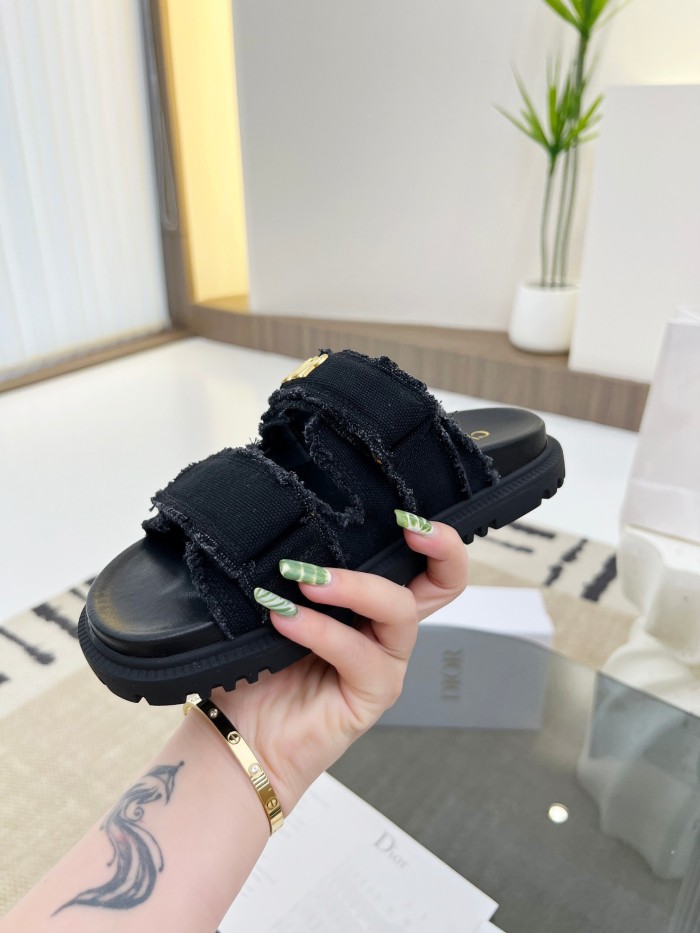 Dior Velcro Women Slippers Size 36-41