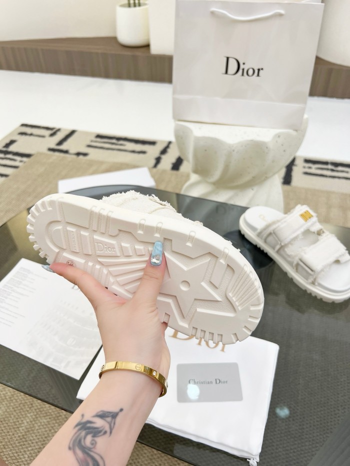 Dior Velcro Women Slippers Size 36-41
