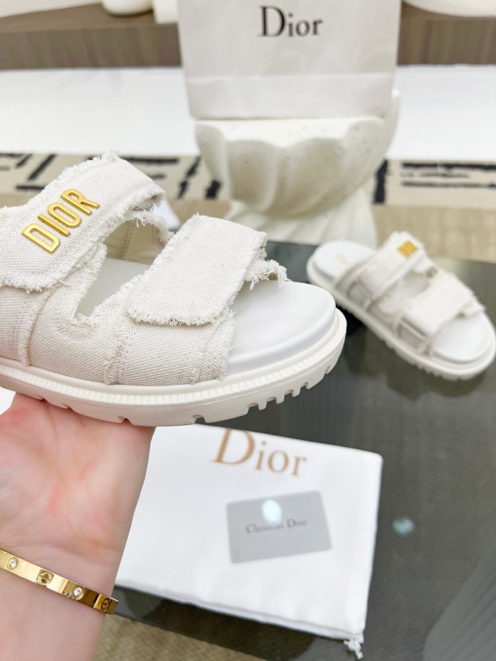 Dior Velcro Women Slippers Size 36-41