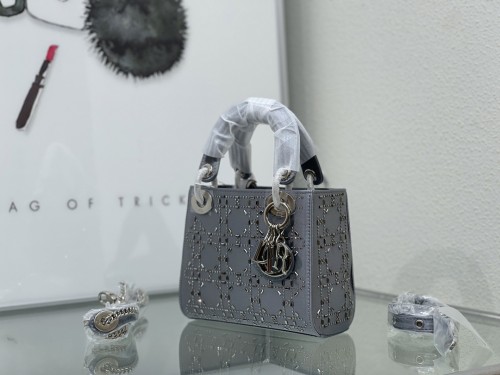 Dior Lady Women Shoulder Bags 17*15*7cm