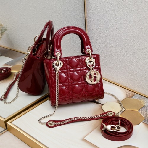 Dior Mini Lady Classic Women Shoulder Bags 17cm