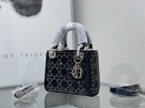 Dior Lady Women Shoulder Bags 17*15*7cm