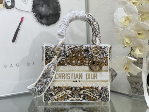 Dior Lady Women Shoulder Bags 24*20*11cm
