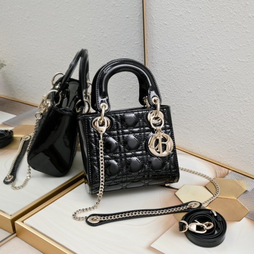 Dior Mini Lady Classic Women Shoulder Bags 17cm