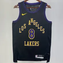 2023/24 Lakers BRYANT #8 Black City Edition NBA Jerseys