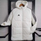 2023/24 Ad White Cotton Jacket 黑三边