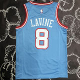Bulls LAVINE #8 Blue NBA Jerseys