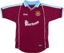1999-2000 West Ham Home Retro Soccer Jersey