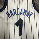 1993-94 Magic HARDAWAY #1 White Retro NBA Jerseys 热压