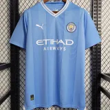 RODRIGO #16 Man City 1:1 Home Blue Fans Jersey 2023/24 (UCL Font) ★★
